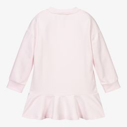 Monnalisa-Girls Pink Sweatshirt Dress | Childrensalon Outlet