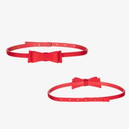 Monnalisa-Розовое платье из тюля с вишнями для девочек | Childrensalon Outlet