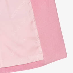 Monnalisa Chic-معطف مزيج صوف لون زهري للبنات | Childrensalon Outlet