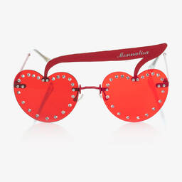 Monnalisa-Girls Red Cherry Sunglasses | Childrensalon Outlet