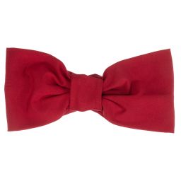 Monnalisa-Girls Red Cotton Headband | Childrensalon Outlet