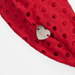 Monnalisa-Красная кружевная повязка на голову | Childrensalon Outlet