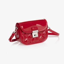 Monnalisa-Красная резиновая сумка с простежкой (19см) | Childrensalon Outlet