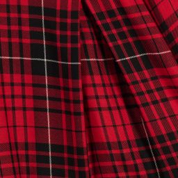 Monnalisa-Girls Red Viscose Check Blouse | Childrensalon Outlet