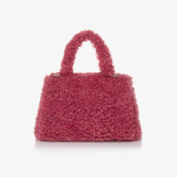 موناليزا-حقيبة فليس تيدي لون زهري (22 سم) | Childrensalon Outlet