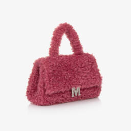 موناليزا-حقيبة فليس تيدي لون زهري (22 سم) | Childrensalon Outlet