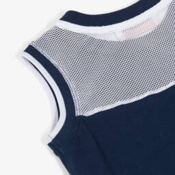 Monnalisa-Майка без рукавов с сапфировым сердцем для девочек | Childrensalon Outlet