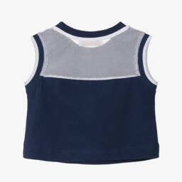 Monnalisa-Майка без рукавов с сапфировым сердцем для девочек | Childrensalon Outlet