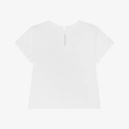 Monnalisa-Girls Soft Cotton Daisy Delight Tee | Childrensalon Outlet