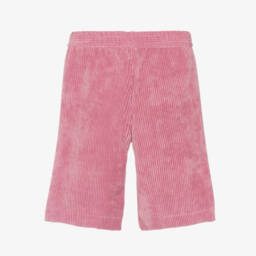 Monnalisa-Girls Soft Pink Corduroy Trousers | Childrensalon Outlet