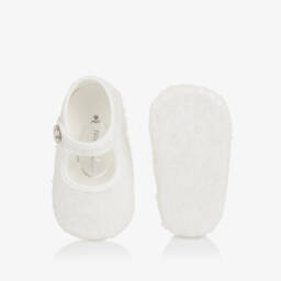 Monnalisa-Girls Sparkling White First Steps | Childrensalon Outlet