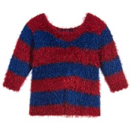 Monnalisa-Girls Sparkly Knitted Sweater | Childrensalon Outlet