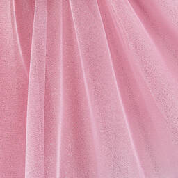 Monnalisa-Girls Sparkly Pink Tulle Dress | Childrensalon Outlet