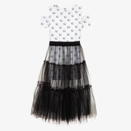 Monnalisa-Girls' Starry Tulle Ensemble Dress | Childrensalon Outlet