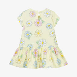 Monnalisa-Girls Sunshine Daisy Jersey Dress | Childrensalon Outlet