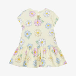 Monnalisa-Girls Sunshine Daisy Jersey Dress | Childrensalon Outlet