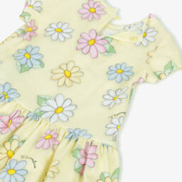 Monnalisa-Girls Sunshine Daisy Jersey Dress | Childrensalon Outlet