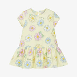 Monnalisa-Girls Sunshine Daisy Jersey Dress | Childrensalon Outlet