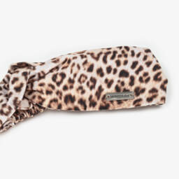 Monnalisa-Girls Taupe Wildcat Hairband | Childrensalon Outlet