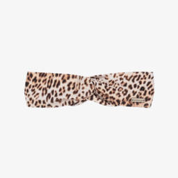 Monnalisa-Girls Taupe Wildcat Hairband | Childrensalon Outlet