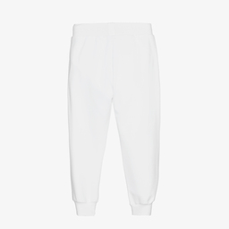 Monnalisa-جوغرز قطن جيرسي لون أبيض للبنات | Childrensalon Outlet