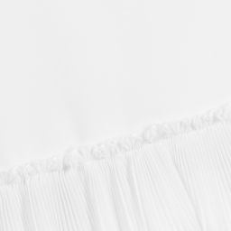 Monnalisa-Girls White Cotton Top | Childrensalon Outlet