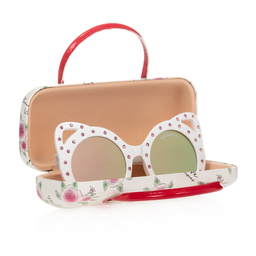 موناليزا-نظارات شمسية بعدسات واقية مزينة بخرز كريستال | Childrensalon Outlet