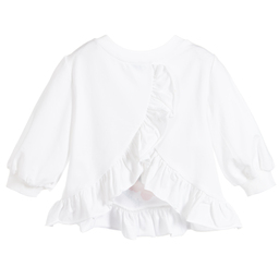 Monnalisa-Girls White Disney Sweatshirt | Childrensalon Outlet