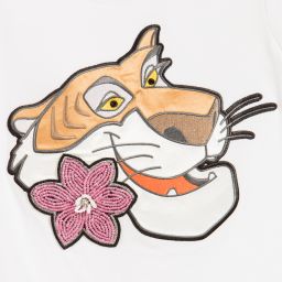 Monnalisa Бимба-Girls White Disney T-Shirt | Childrensalon Outlet