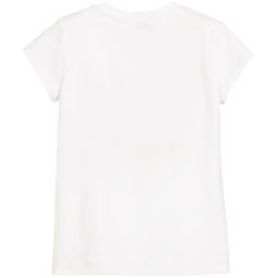 Monnalisa Бимба-Girls White Disney T-Shirt | Childrensalon Outlet