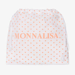 Monnalisa Шик-Girls White Faux Patent Shoulder Bag (14cm) | Childrensalon Outlet