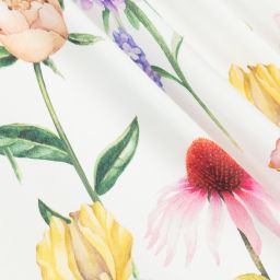 Monnalisa-Girls White Floral Dress | Childrensalon Outlet