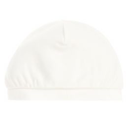 Monnalisa-قبعة قطن لون عاجي للمولودات | Childrensalon Outlet