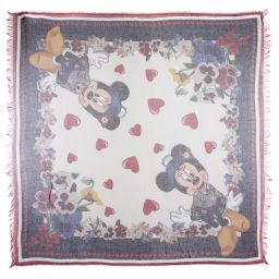 Monnalisa-Ivory Disney Scarf (69cm) | Childrensalon Outlet