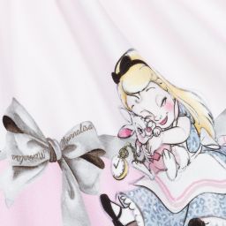 Monnalisa-Ivory & Pink Disney Dress | Childrensalon Outlet