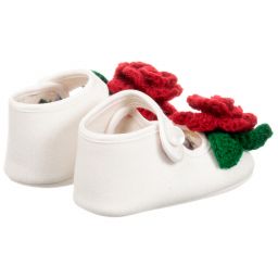 Monnalisa-Пинетки цвета слоновой кости | Childrensalon Outlet