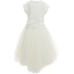 Monnalisa Шик-Ivory Skirt and Top Set | Childrensalon Outlet