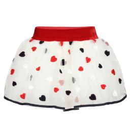Monnalisa-Юбка из тюля цвета слоновой кости | Childrensalon Outlet