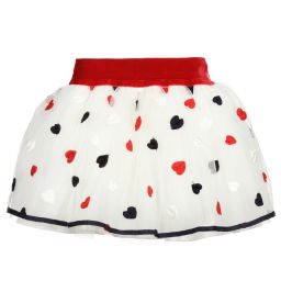 Monnalisa-Юбка из тюля цвета слоновой кости | Childrensalon Outlet
