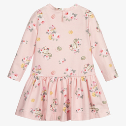 موناليزا-فستان قطن جيرسي لون زهري | Childrensalon Outlet