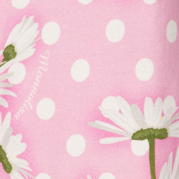 Monnalisa-Розовые легинсы с ромашками | Childrensalon Outlet