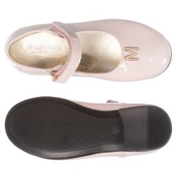 موناليزا-حذاء جلد لامع لون زهري للبنات | Childrensalon Outlet