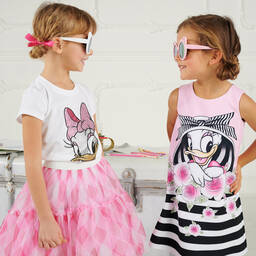 Monnalisa-Pink Tulle Skirt | Childrensalon Outlet