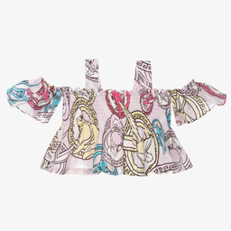 Monnalisa-Purple Bugs Bunny & Lola Top | Childrensalon Outlet