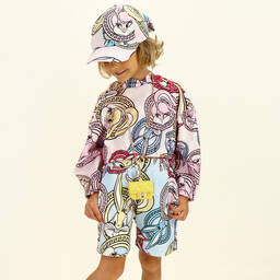 Monnalisa-Purple Bugs Bunny & Lola Top | Childrensalon Outlet