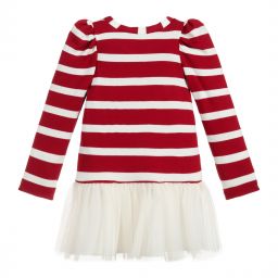Monnalisa-Red & Ivory Disney Dress | Childrensalon Outlet