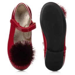 Monnalisa-Красные туфли из лакированной кожи | Childrensalon Outlet