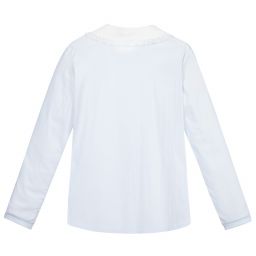 موناليزا-Teen Blue Floral Cotton Shirt | Childrensalon Outlet