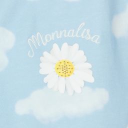 Monnalisa-Голубые джоггеры с облаками для подростков | Childrensalon Outlet