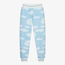 Monnalisa-Голубые джоггеры с облаками для подростков | Childrensalon Outlet